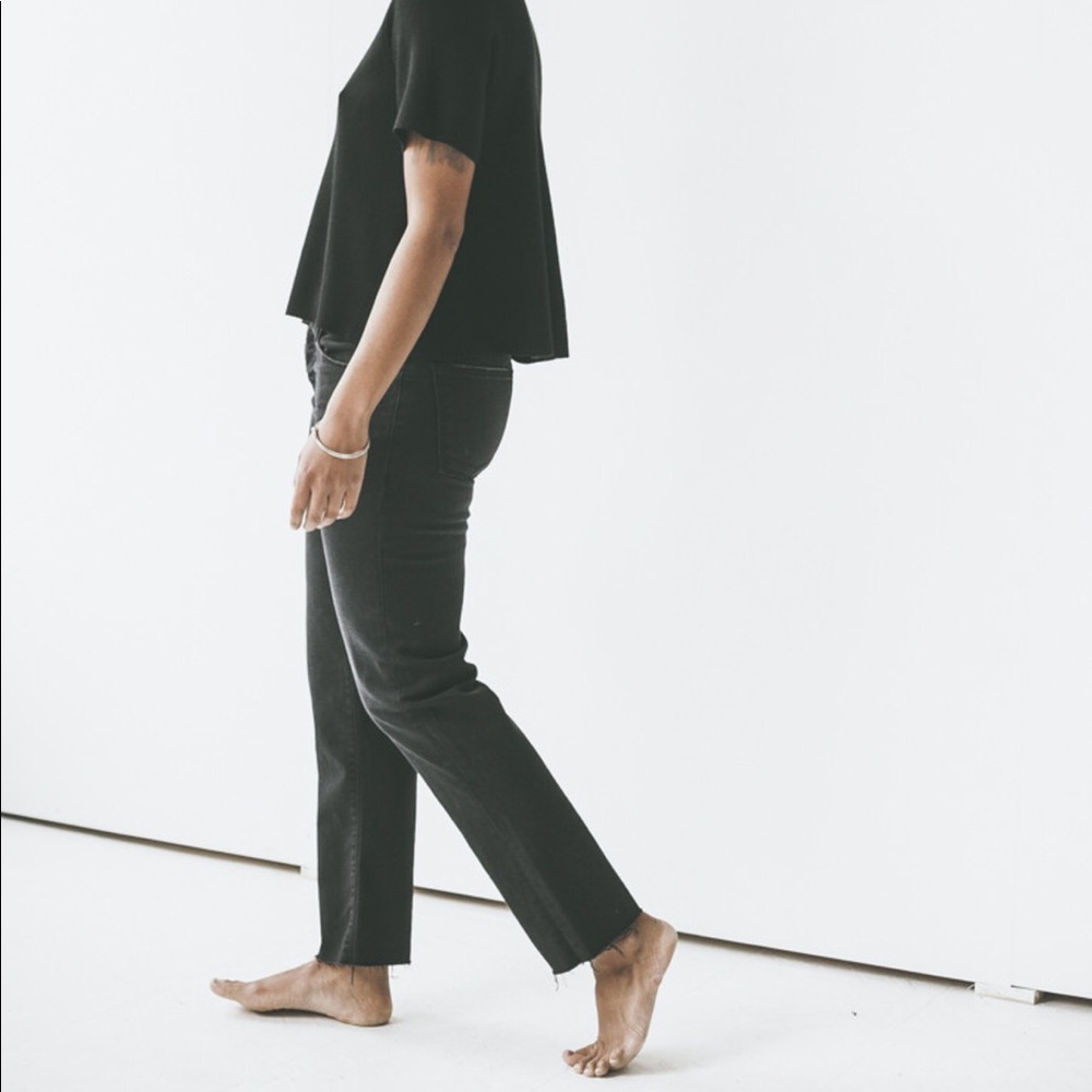 Current/Elliott The crossover crop Boyfriend Jeans - Picture 5 of 7